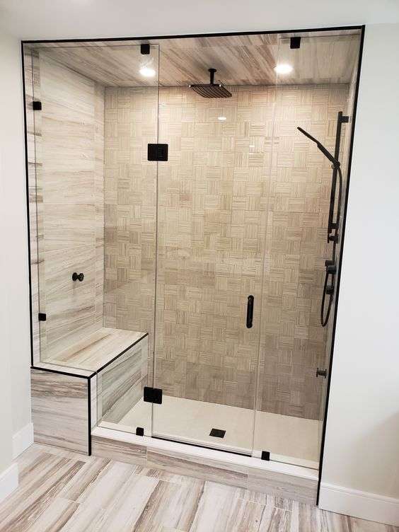 Стеклянная дверь для парилки 800x200